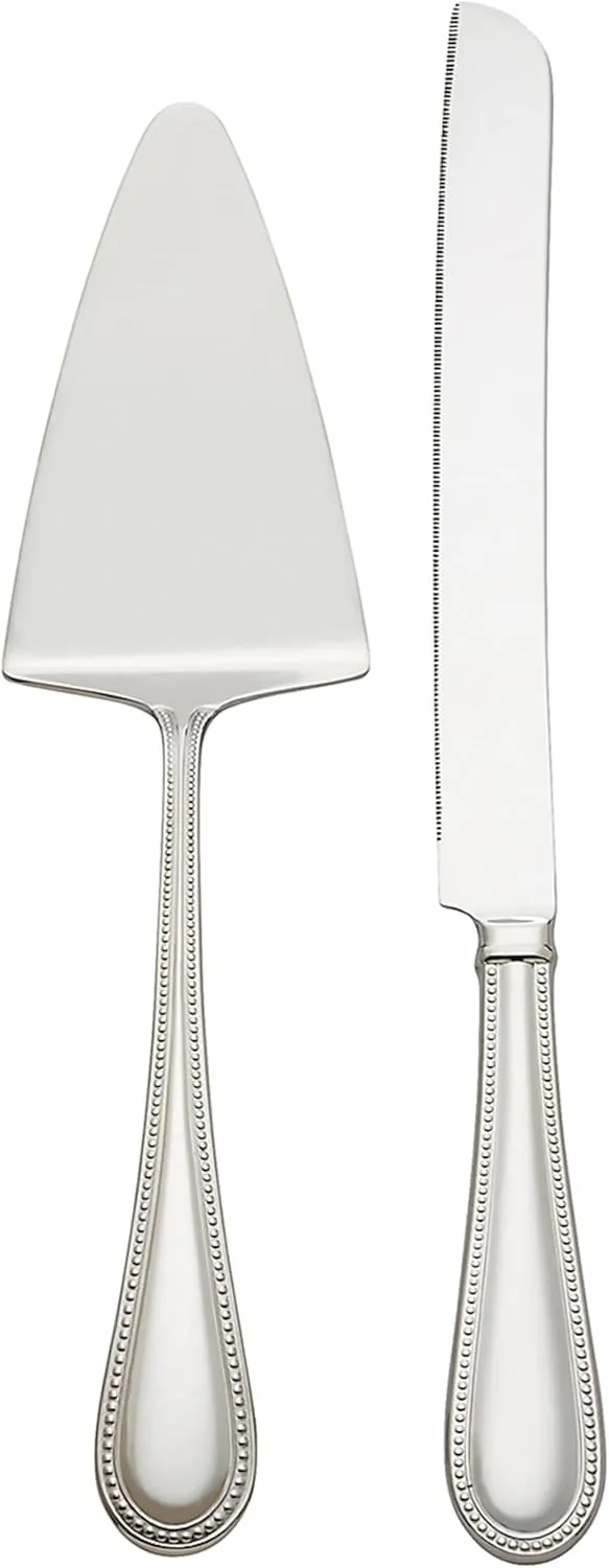 Reed & Barton Lyndon 2pc Dessert Set, 0.8 LB, Metallic